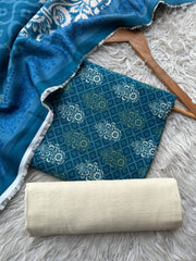 ALK30 - Alkaram Printed Khaddar 3P