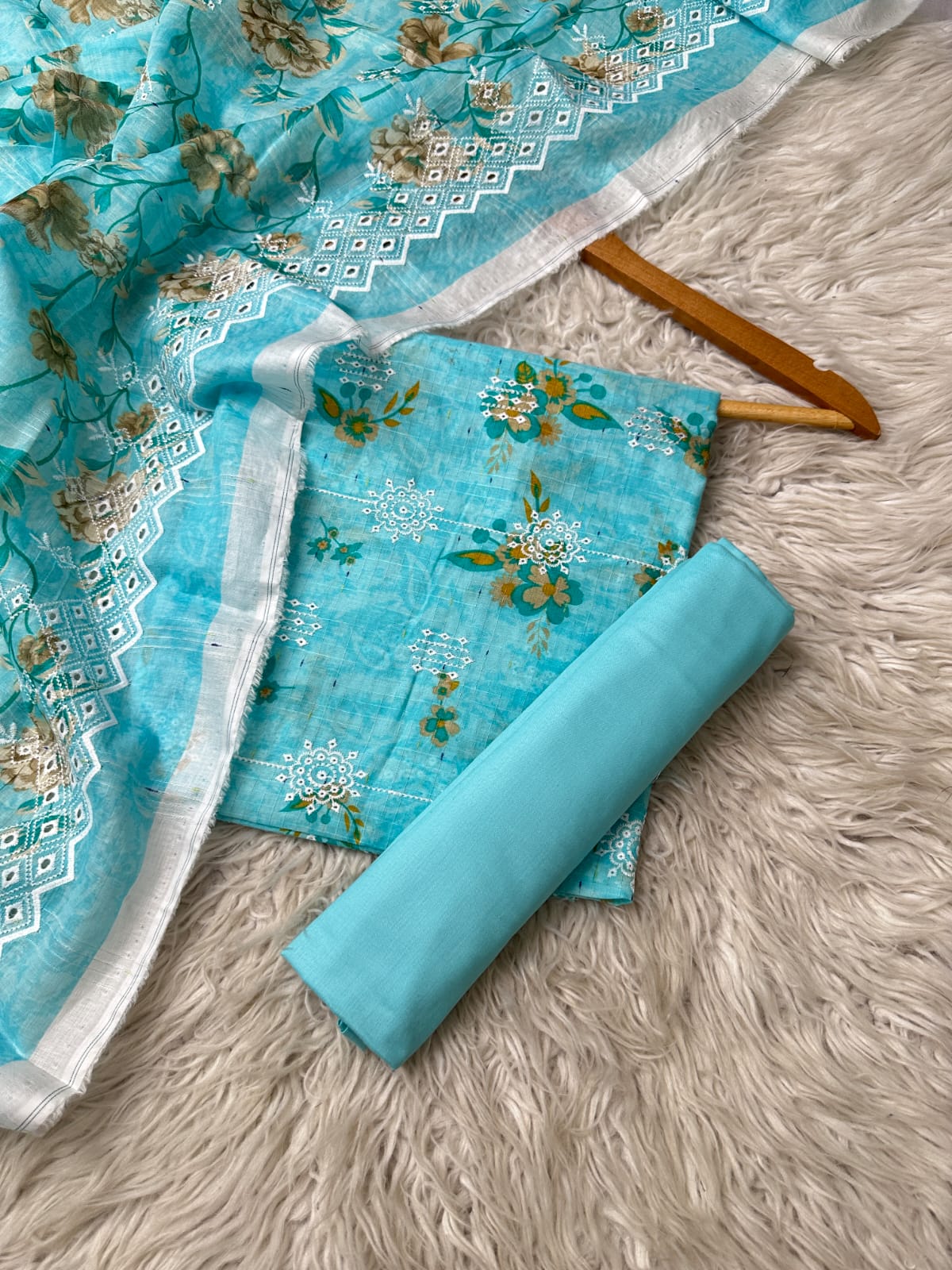 CH85 - Charizma Unstitched Embroidered Lawn 3P