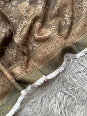 SA14 - Safina Printed Khaddar Jacquard 3P