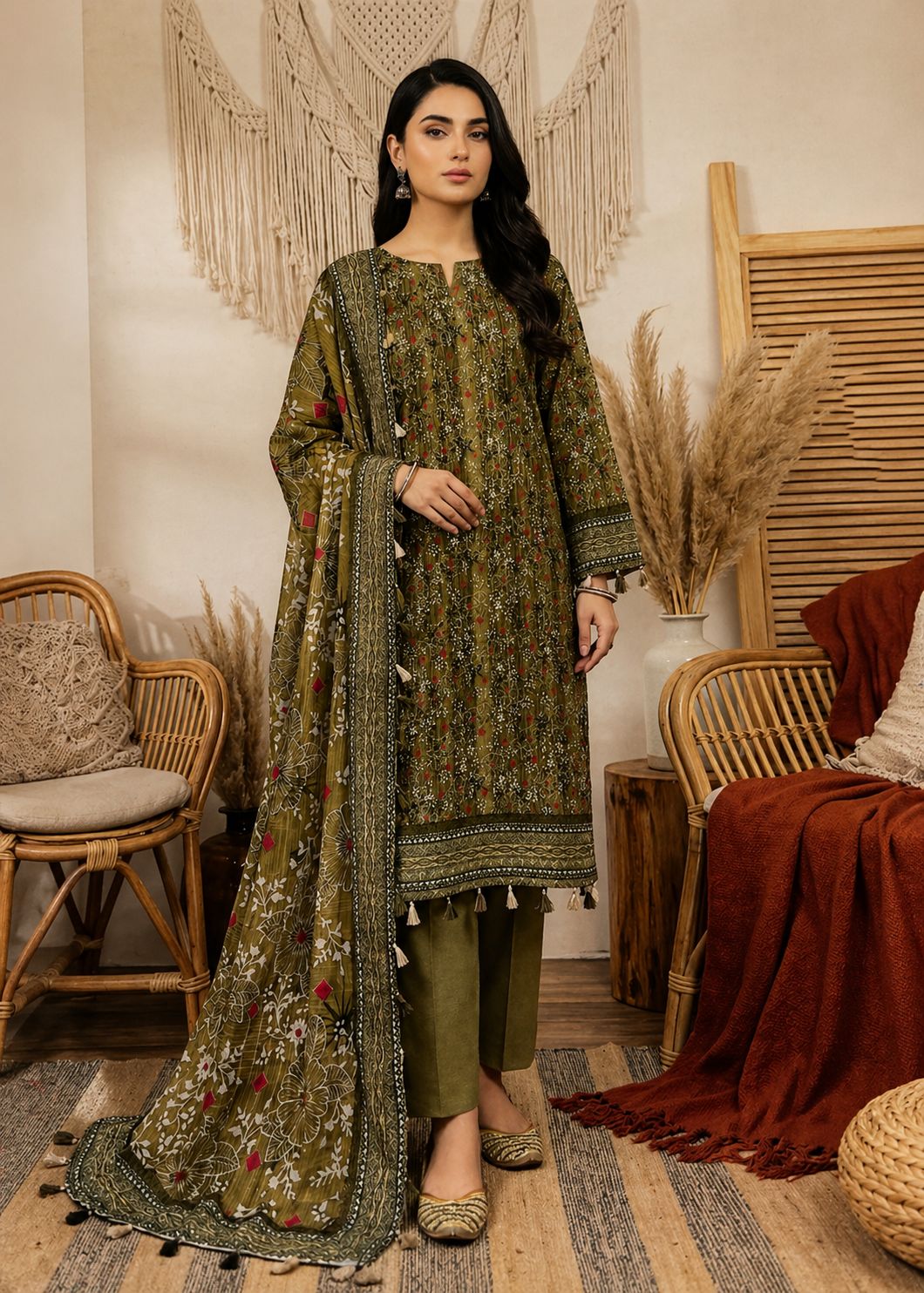 NT5219 - Nishat Printed Lawn 3P