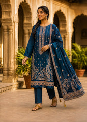 BL358 - Charizma Unstitched Embroidered Lawn 3P