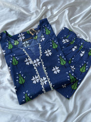 AL16 - Almeerah Stitched Doriya Lawn 2P