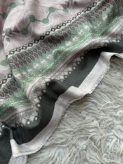 SA70 - Safina Printed Khaddar Jacquard 3P