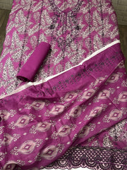 CH75 - Charizma Unstitched Embroidered Lawn 3P