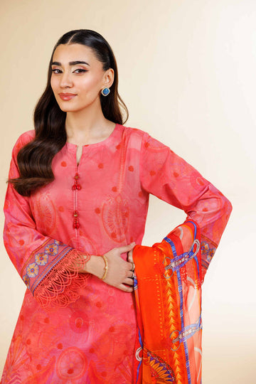 42501478 - Nishat Lawn Embroidered 3P
