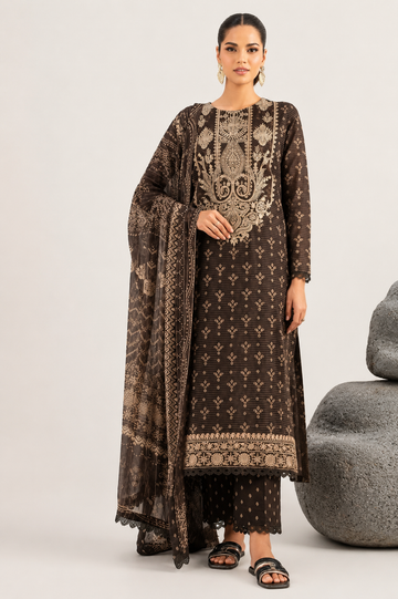 42502047 - Nishat Lawn Embroidered 3P