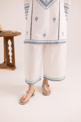 2PC Embroidered Dress - 1129