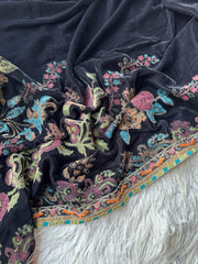 TNK4 - Palachi Velvet Embroidered Shawl