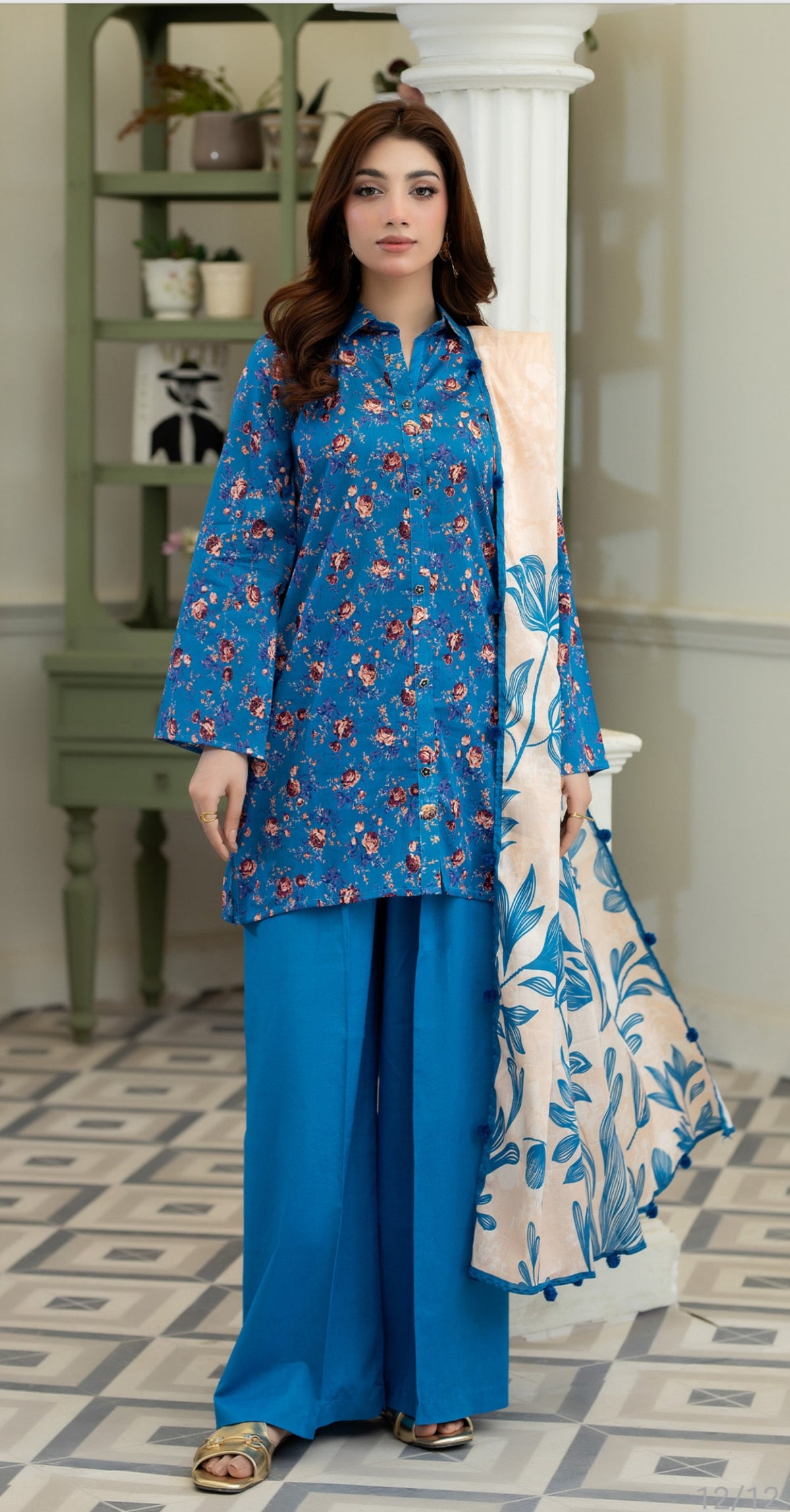 2605 - Paltar Printed Lawn 3P
