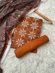 CH83 - Charizma Unstitched Embroidered Lawn 3P