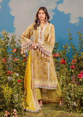 BZ 05 - Bonanza Unstitched Lawn Printed 3P