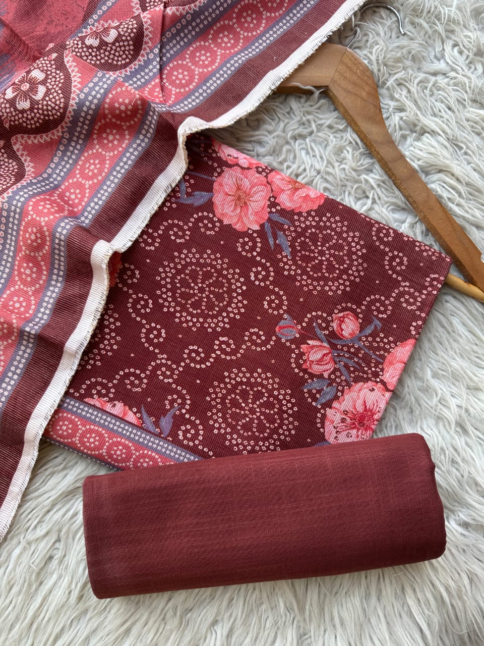 SA36 - Safina Printed Khaddar Jacquard 3P