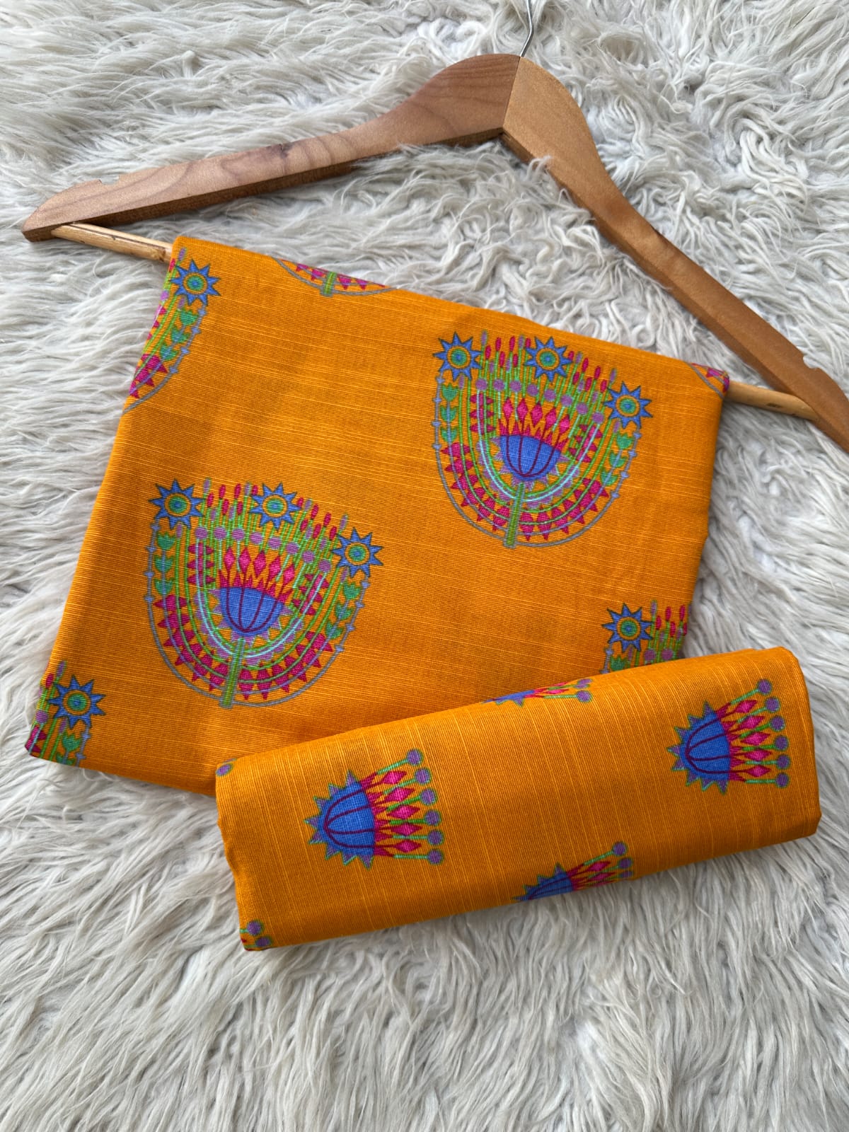 SLR45 - Alkaram Printed Khaddar 2P