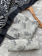 BSK9 - Bin Saeed Unstitched 3 Piece Khaddar