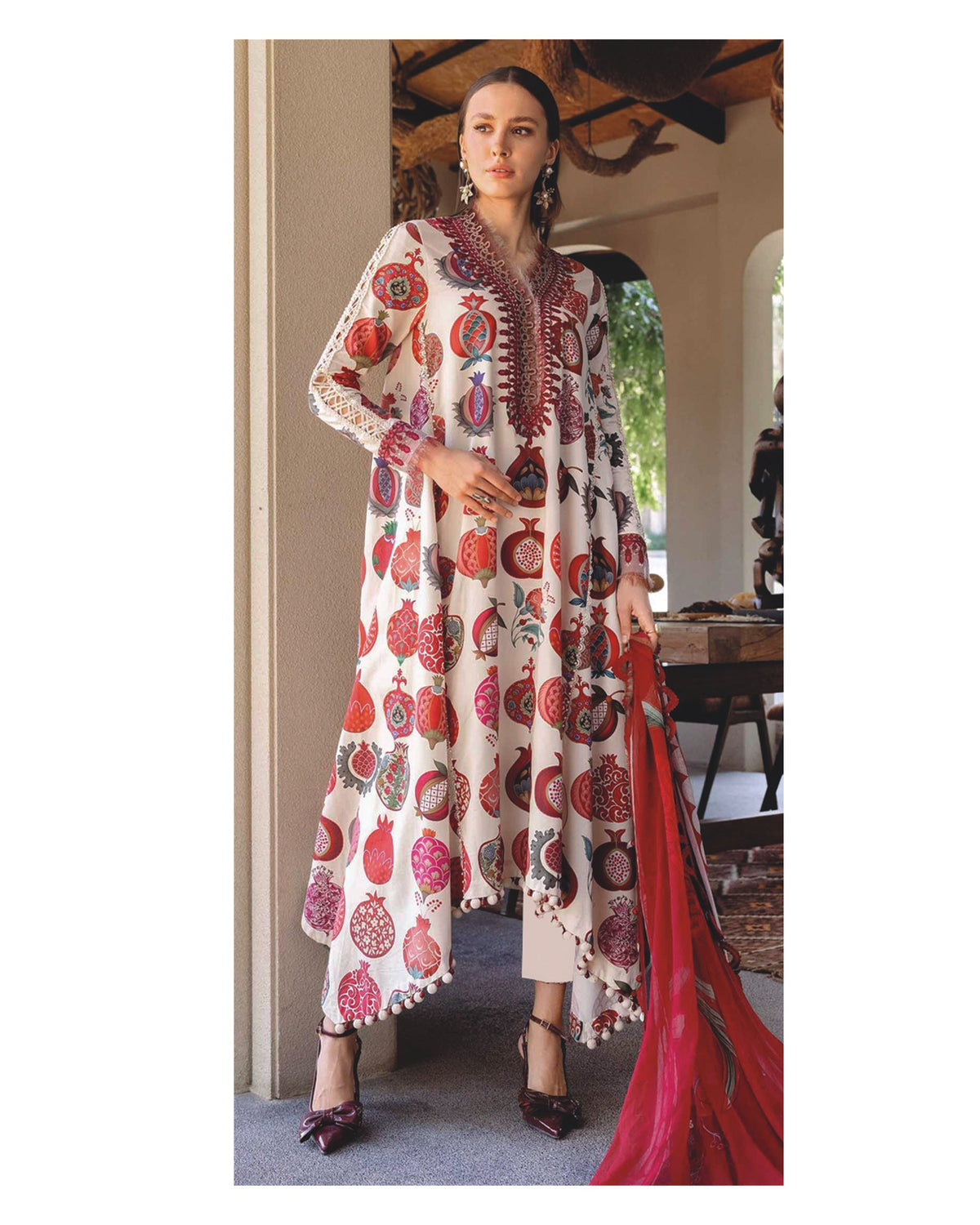 MSB9 - Maria B Unstitched Lawn 3P