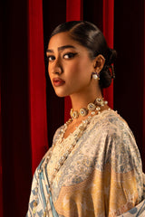 M247 - Sana Safinaz Linen Embroidered 3P