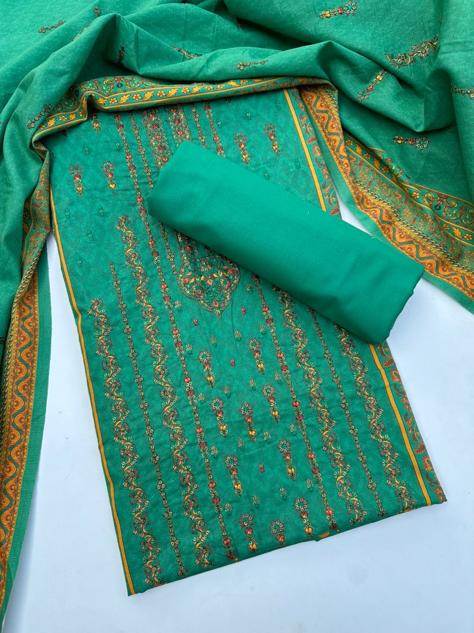 FN15 - Khaddar Embroidered 3P