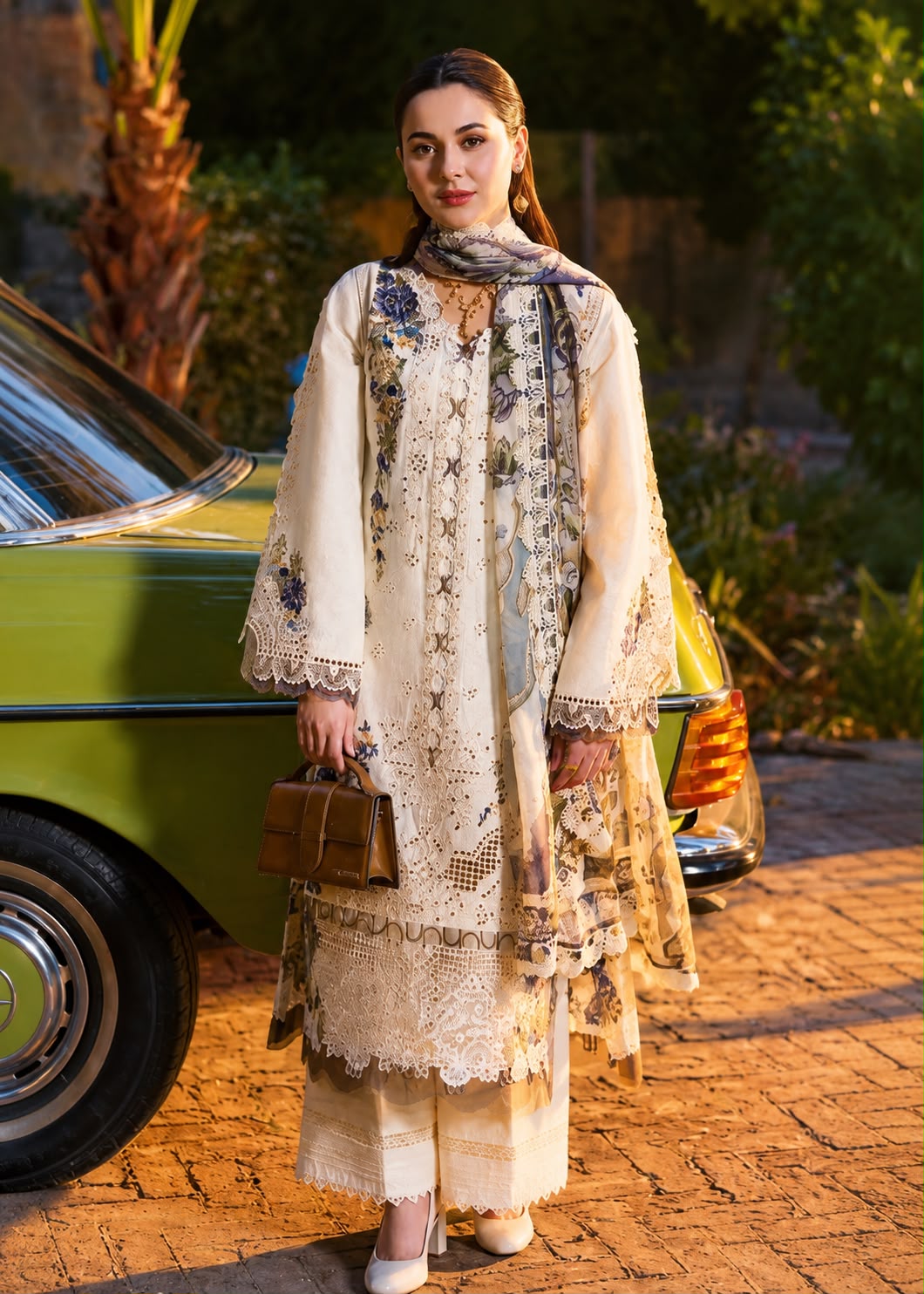 J694 - Jade Unstitched Lawn Embroidered 3P