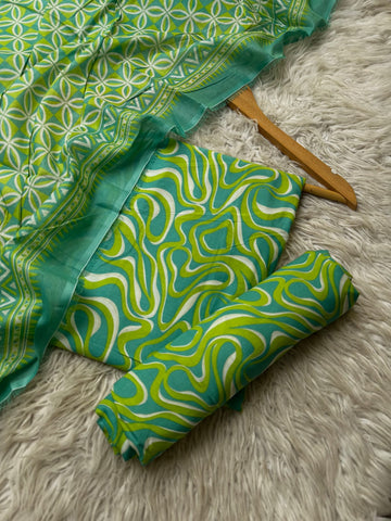 BSN121 - Bin Saeed Unstitched 3 Piece Lawn