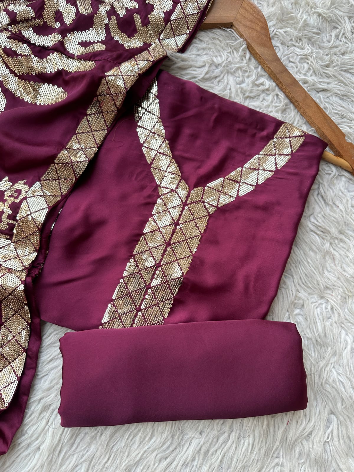 A07 - Shamoz Silk Embroidered 3Piece