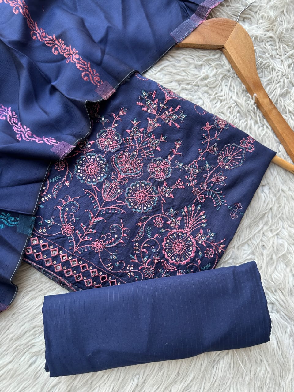 CH65 - Charizma Unstitched Embroidered Winter 3P