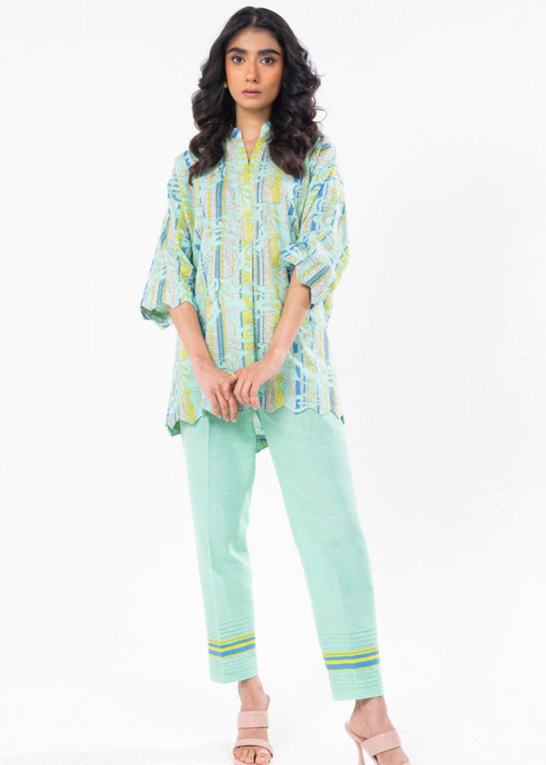 SLR61 - Alkaram Printed Khaddar 2P