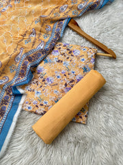 CH87 - Charizma Unstitched Embroidered Lawn 3P