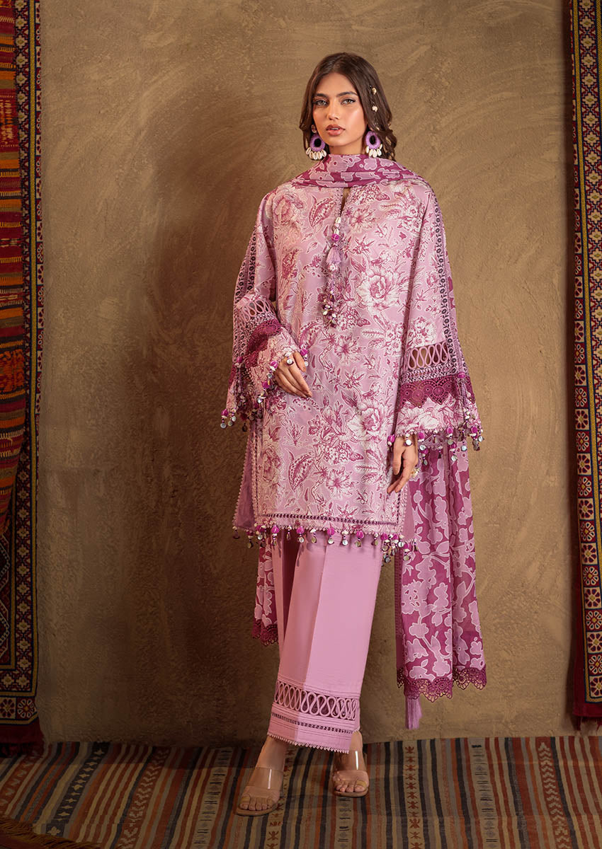 BZ 11 - Bonanza Unstitched Lawn Printed 3P