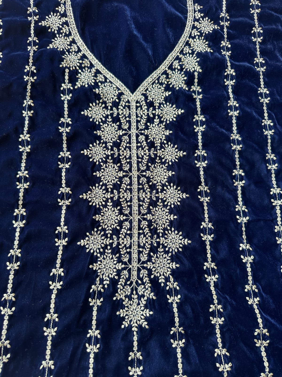 CV6 - Charizma Velvet Embroidered 3P
