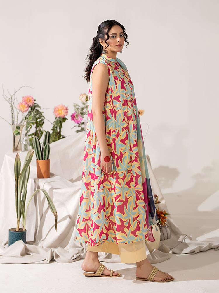 KS02 - Unstitched Printed Lawn 3P