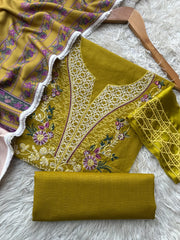 NH85 - Nureh Unstitched Embroidered Winter 3P