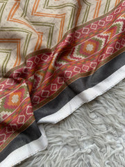 SA55 - Safina Printed Khaddar Jacquard 3P