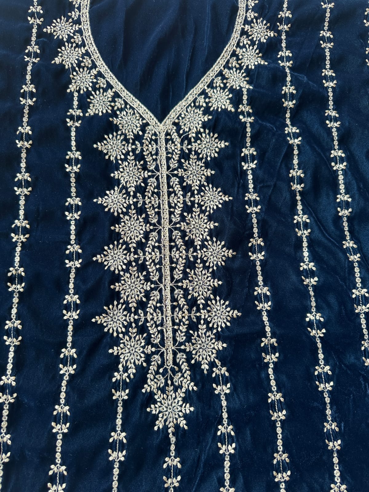 CV10 - Charizma Velvet Embroidered 3P