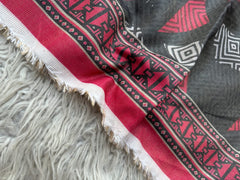 SA71 - Safina Printed Khaddar Jacquard 3P