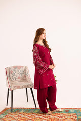 2PC Summer Embroidered Dress - 1140