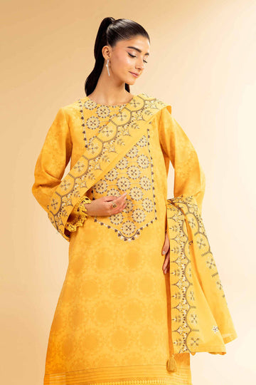 42501100 - Nishat Lawn Embroidered 3P