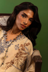M245 - Sana Safinaz Slub Embroidered 3P