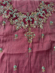 Rust Plum - Hand Embroidered 3P