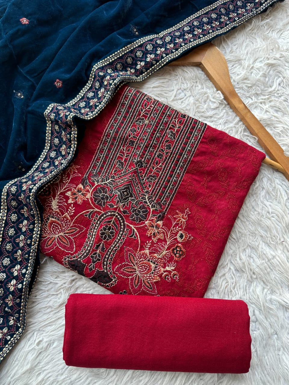 CH82 - Charizma Unstitched Embroidered Winter 3P