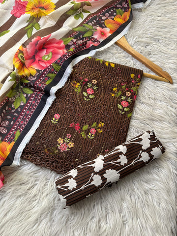 MC16 - Mico Embroidered Lawn 3P