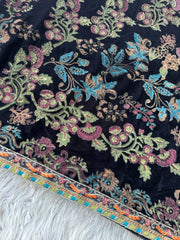 TNK4 - Palachi Velvet Embroidered Shawl