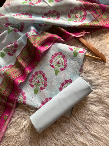 ET24 - Ethnic Chikankari Lawn 3P