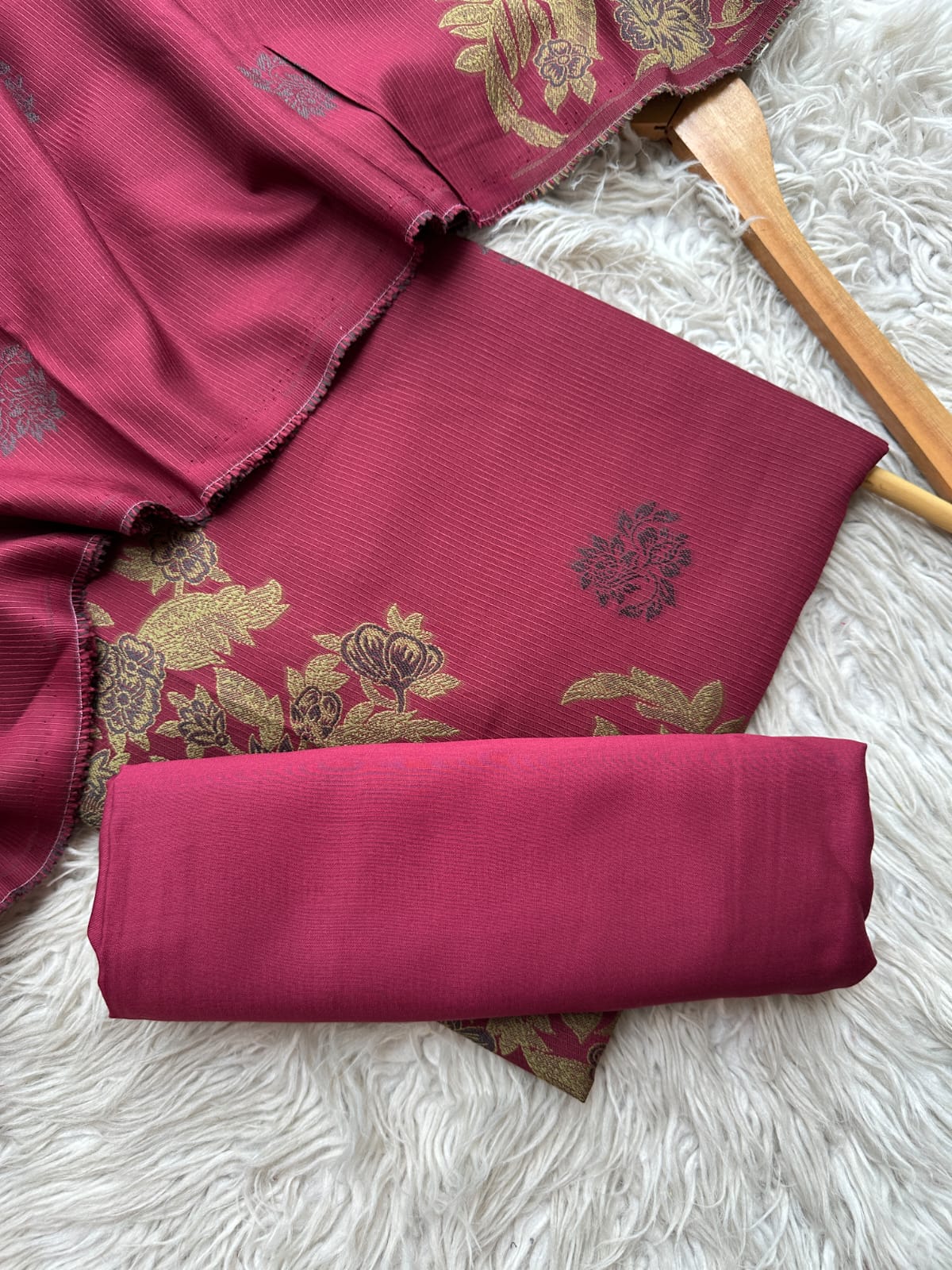 KA10 - Khaadi Jacquard Unstitched 3P