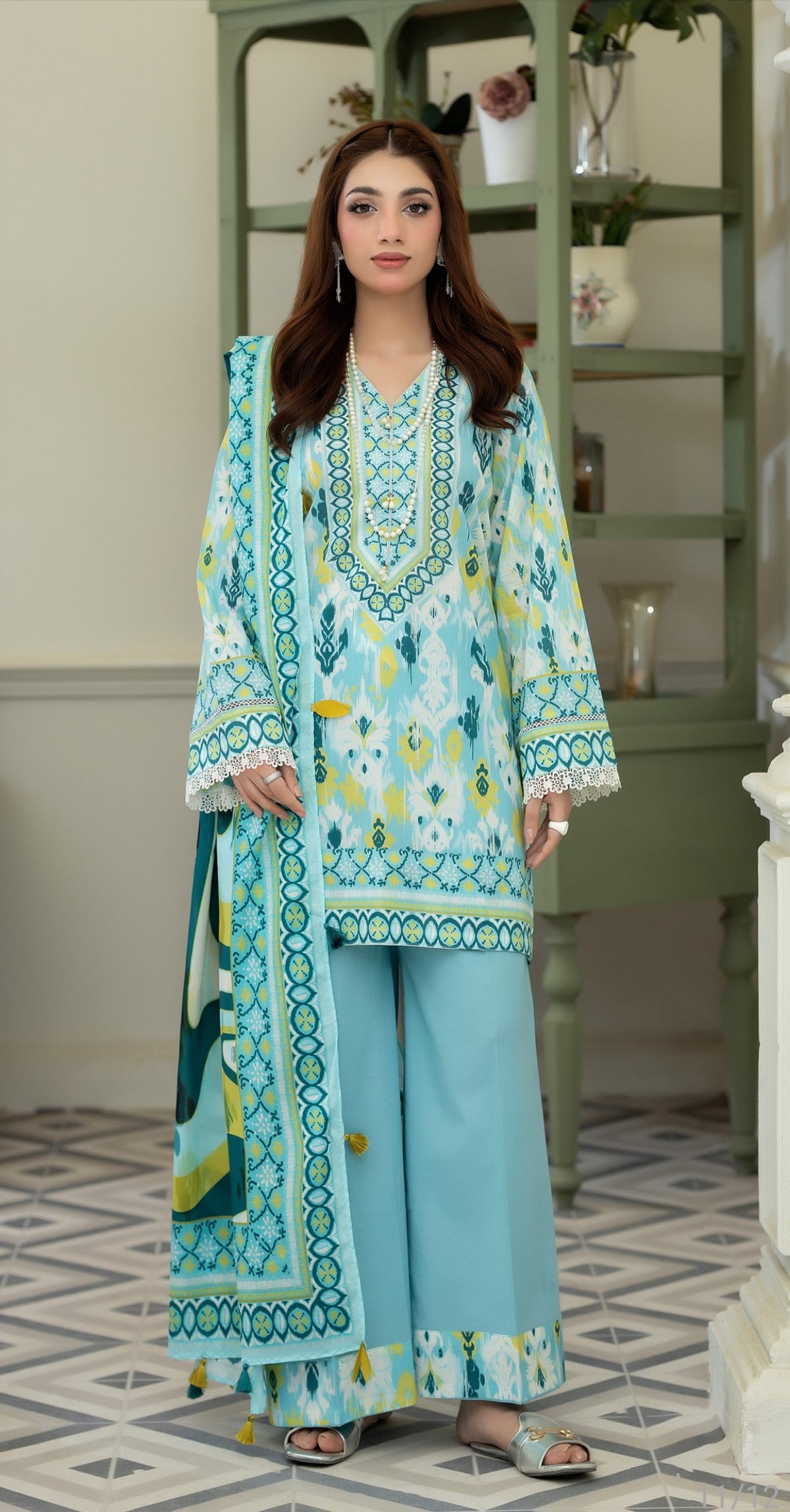 2606 - Paltar Printed Lawn 3P