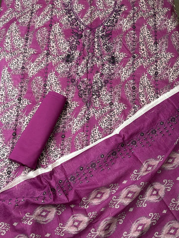 CH75 - Charizma Unstitched Embroidered Lawn 3P