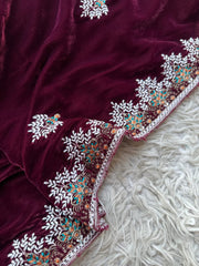 CV20 - Charizma Velvet Embroidered 3P