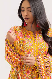 BZ 14 - Bonanza Unstitched Lawn Printed 3P