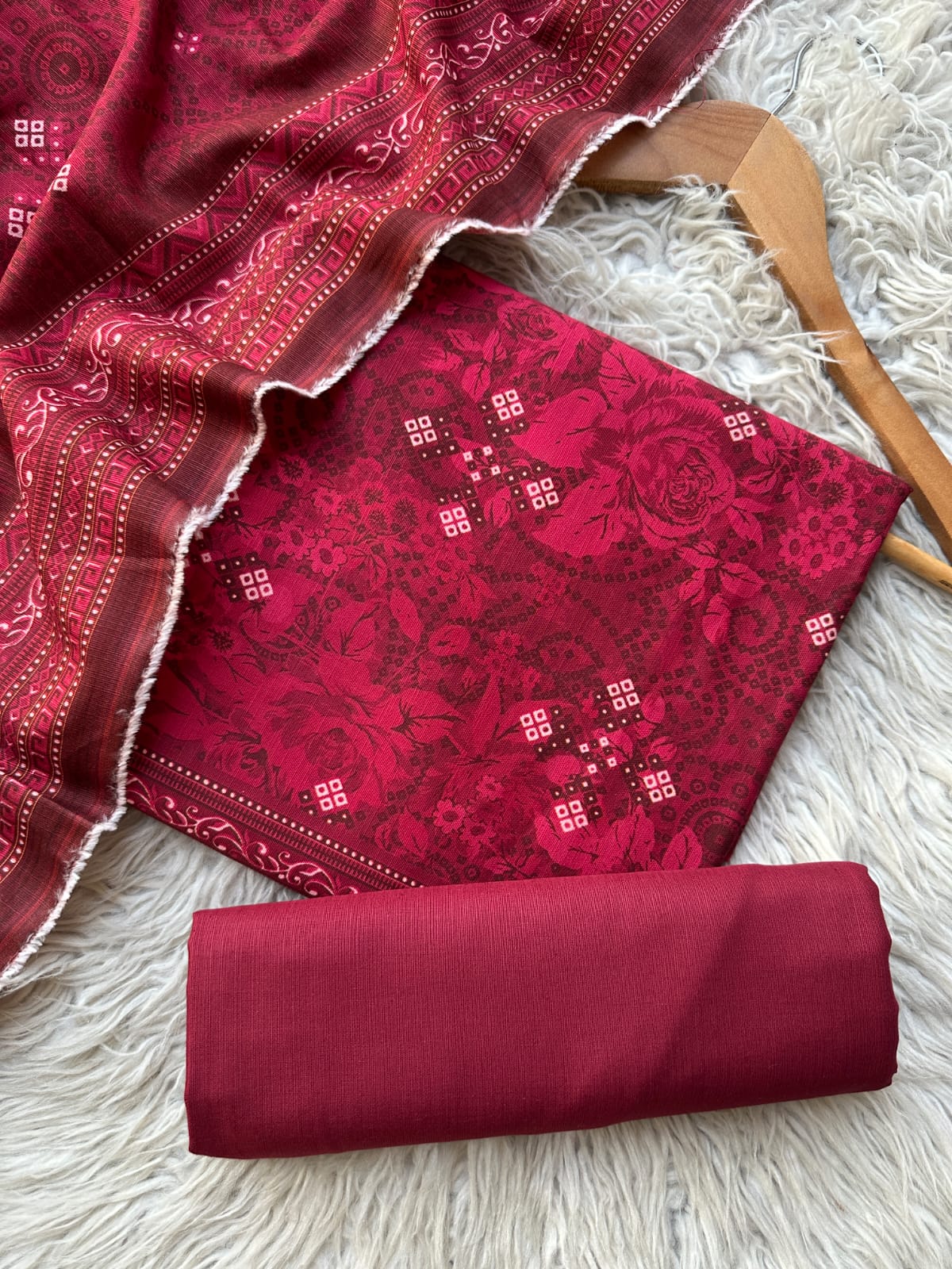 BSK20 - Bin Saeed Unstitched 3 Piece Khaddar