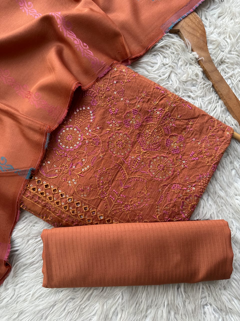 CH66 - Charizma Unstitched Embroidered Winter 3P