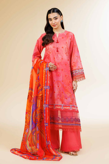 42501478 - Nishat Lawn Embroidered 3P